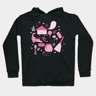 Magical Halloween | Luminous Pink Palette Hoodie